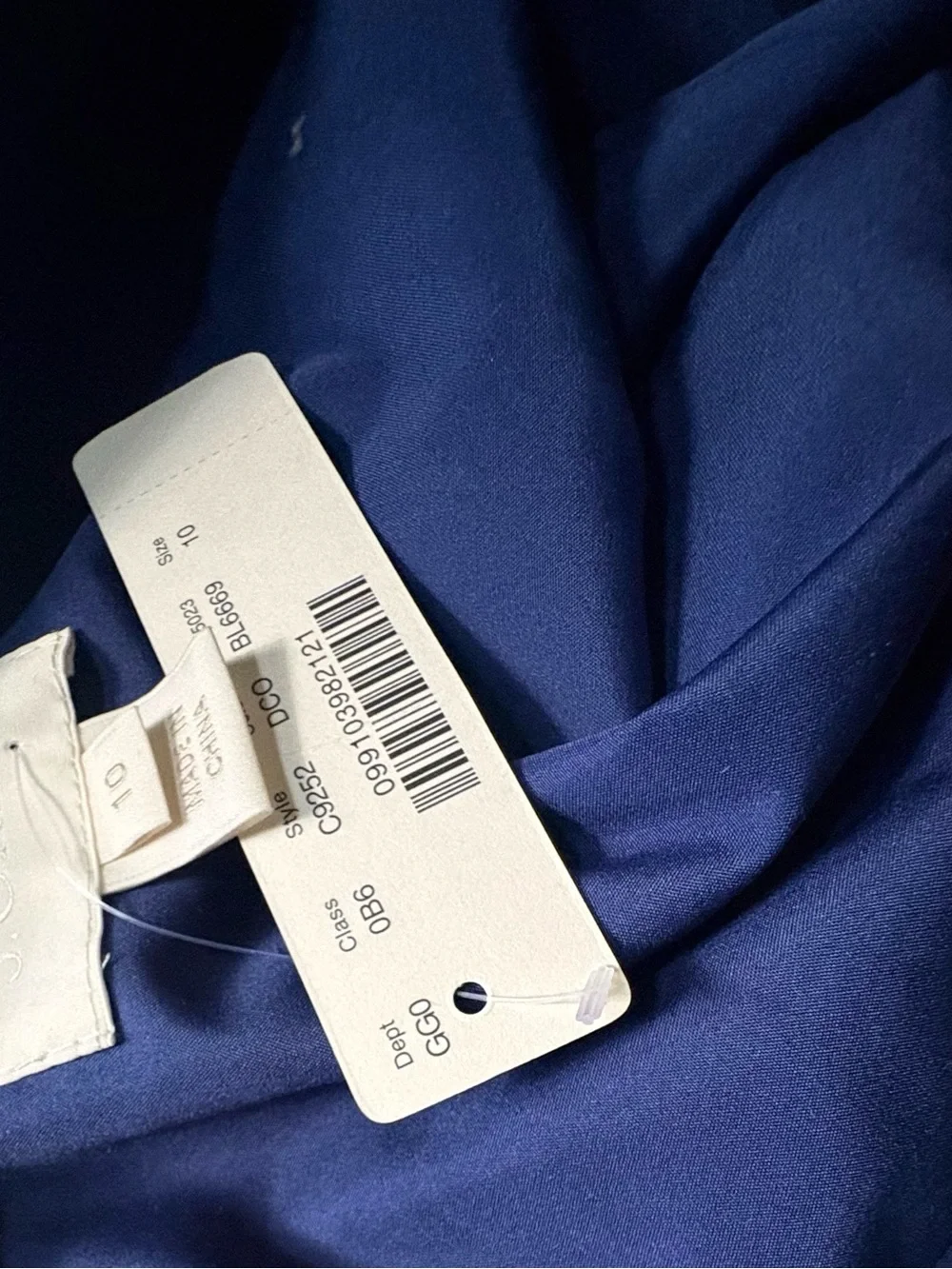 J. Crew Deep Blue Pleated Maxi Skirt